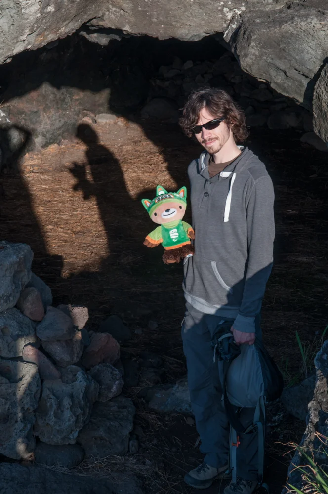 Not my bear cave, really!