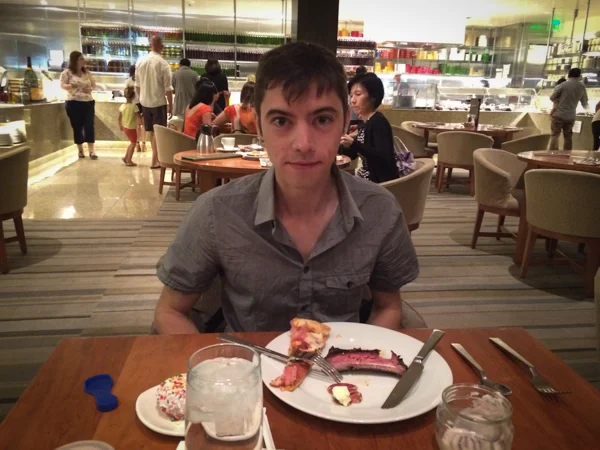 Sumi Bear in Vegas Bacchanal Buffet-12