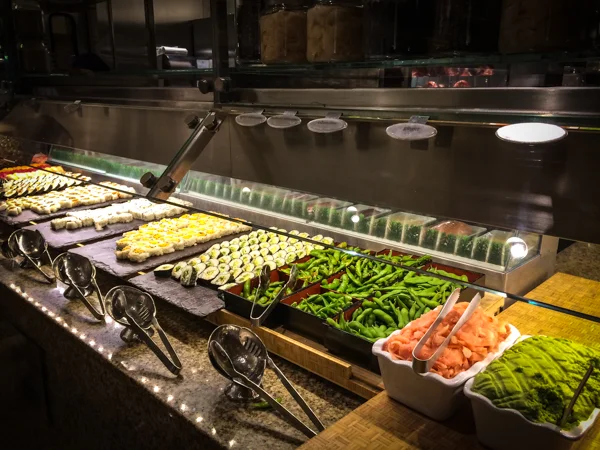 Sumi Bear in Vegas Bacchanal Buffet-2