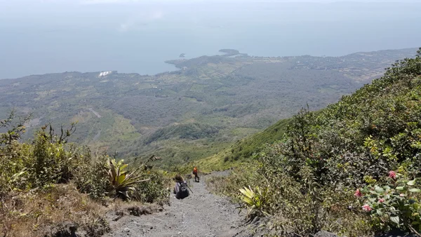 sumi bear hiking volcan concepcion-4