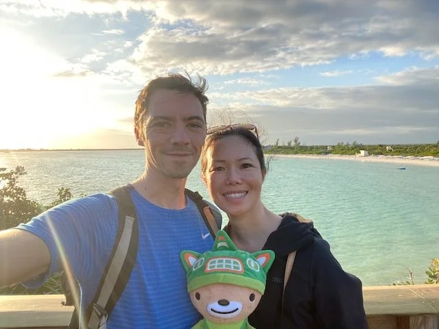 Sumi bear in the Bahamas