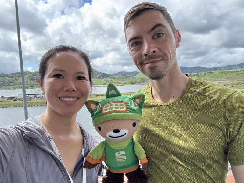 Gatun Lake with green hills