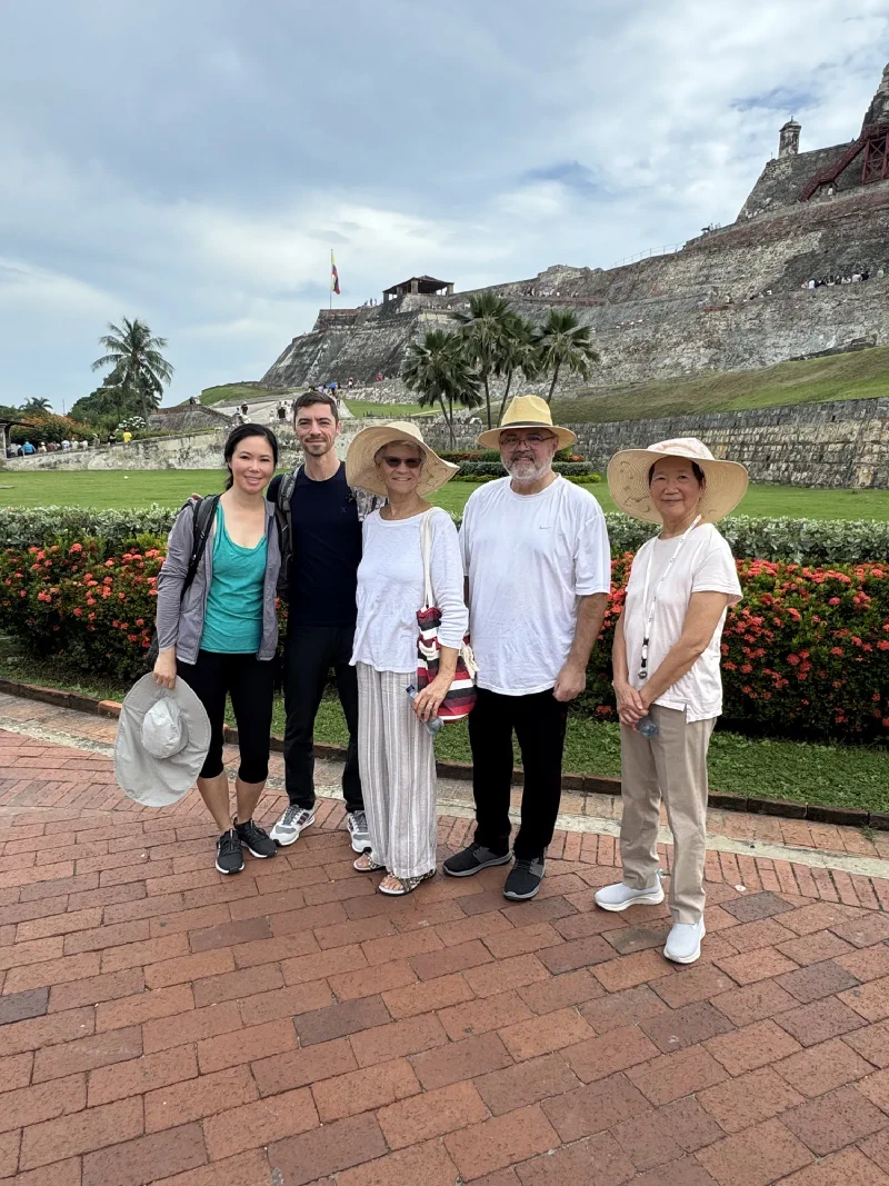 The group at the fortress