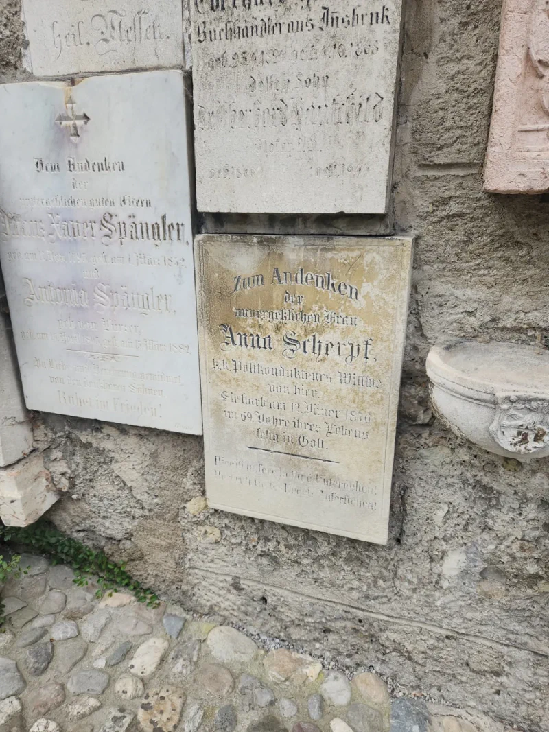 Gravestones at St. Peter's Cemetery