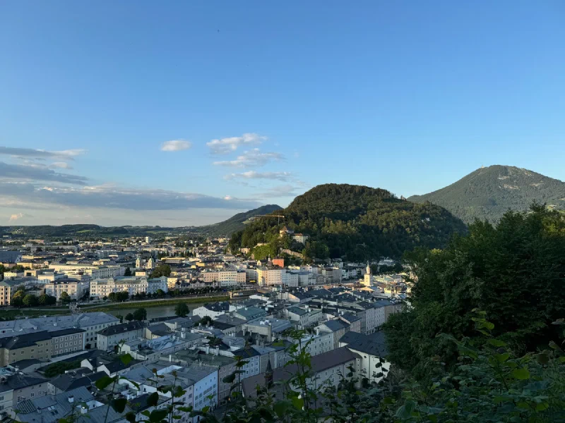 Panorama over Salzburg from the east side