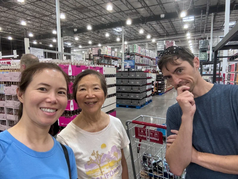 Selfie inside the Maui Costco