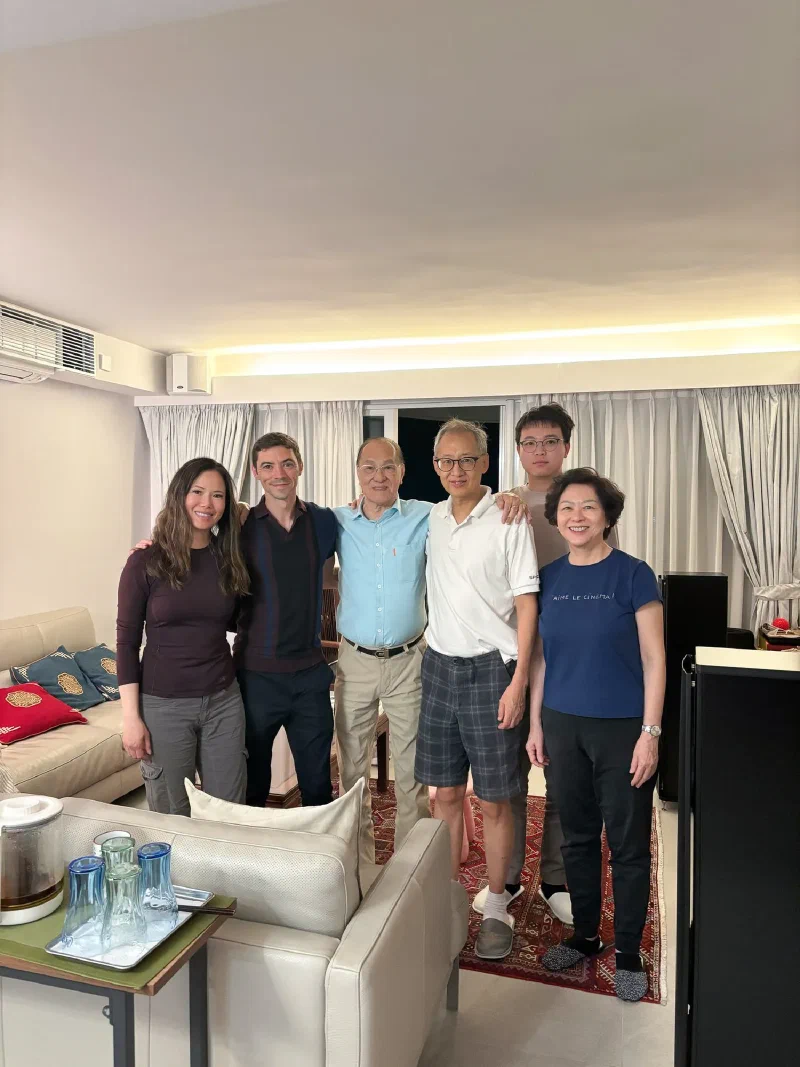 Group photo at Uncle Adolf's home