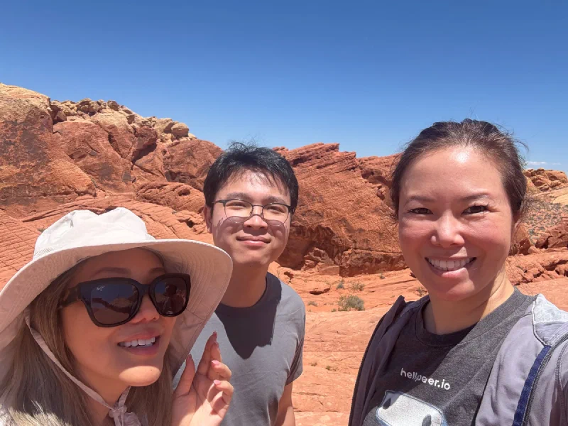 Pokin, Pokong, and PoOn at Valley of Fire