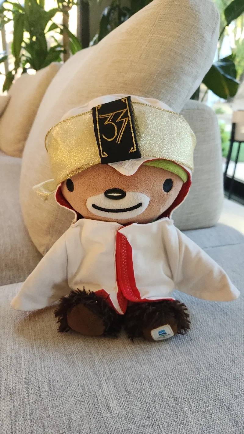 Sumi Bear dressed as Esquie from Expedition 33
