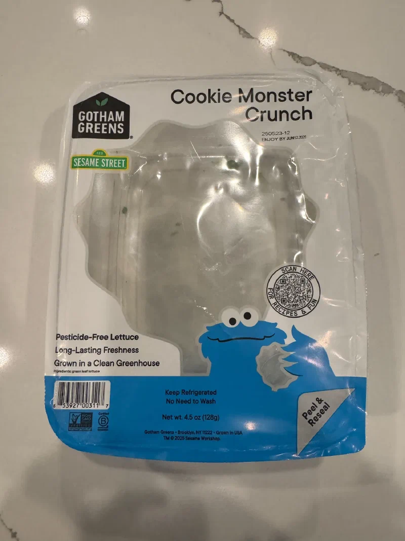 Gotham Greens Cookie Monster Crunch lettuce