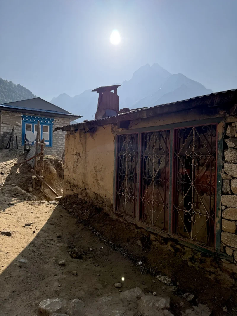Traditional buildings in Namche Bazaar