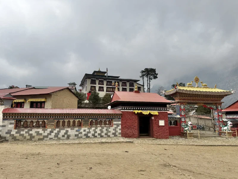 Tengboche Monastery entrance