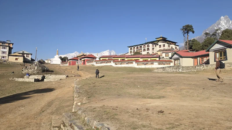 Tengboche Monastery with Ama Dablam