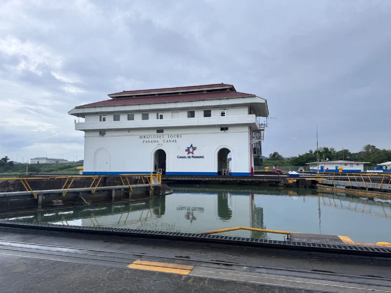 Miraflores Locks at the Panama Canal
