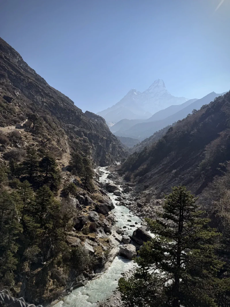 Valley view looking toward Ama Dablam