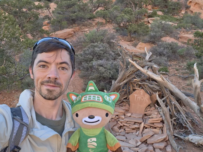 Nicholas and Sumi at Thor's Chair